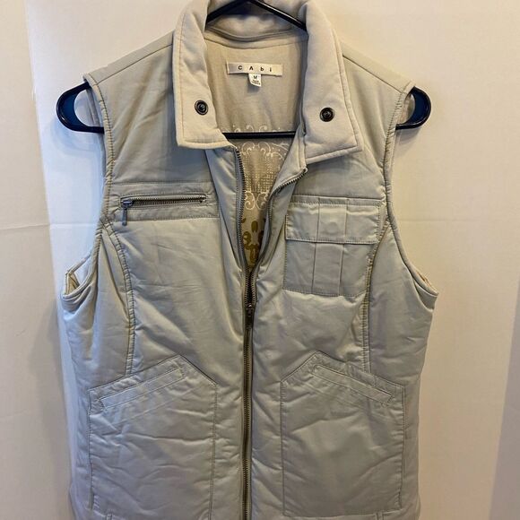 CAbi puffer vest gray medium - Picture 1 of 5
